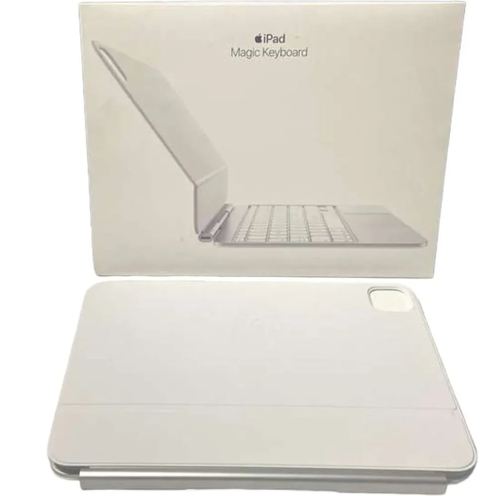 Apple Magic Keyboard iPad Pro 11-inch M4 M5 White/Silver A2975 MWR03LL/A Openbox